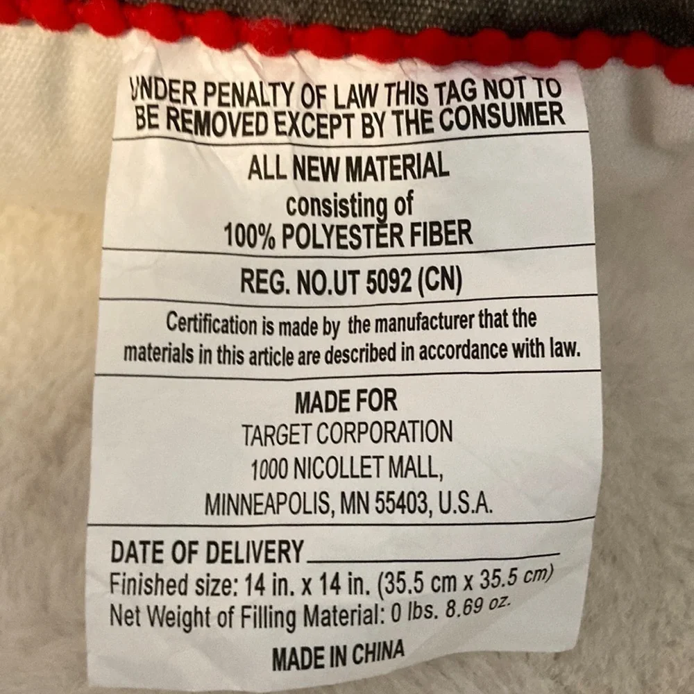 Target BP 2022 Christmas Santa Pillow
